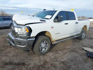 2023 Ram 2500 Big Horn with VIN 3C6UR5DL2PG618989, listed as a IAAI auction lot 40917764 with 35,736 mi miles. Bid and sale history available at carsss.com. Image 2.