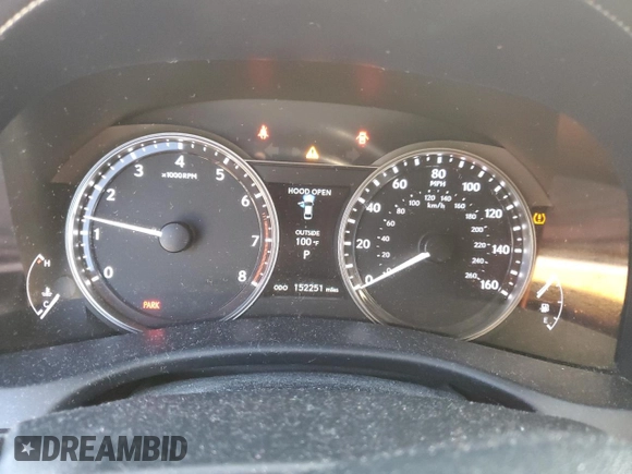 2015 Lexus GS 350 with VIN JTHCE1BL7FA004771, listed as a Copart auction lot 46161155 with 152,251 mi miles and Clean Title. Bid and sale history available at carsss.com. Image 9.