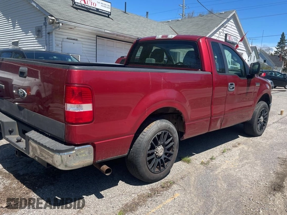 2008 Ford F-150 XL with VIN 1FTRF12228KD16767, listed as a Copart auction lot 56191835 with 220,522 mi miles and Clean Title. Bid and sale history available at carsss.com. Image 4.