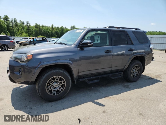 2020 Toyota 4Runner SR5 with VIN JTEBU5JR1L5810893, listed as a Copart auction lot 61157285 with 35,426 mi miles and Salvage title. Bid and sale history available at DreamBid. Image 1.