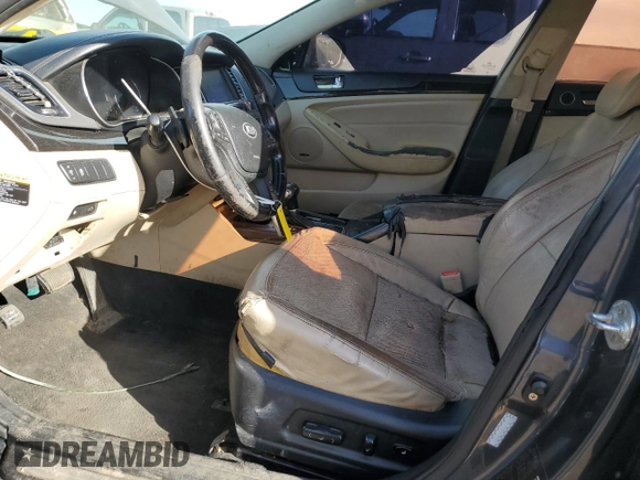 2014 Kia Cadenza Premium with VIN KNALN4D7XE5145311, listed as a Copart auction lot 48396535 with 193,301 mi miles and Salvage Title. Bid and sale history available at carsss.com. Image 7.