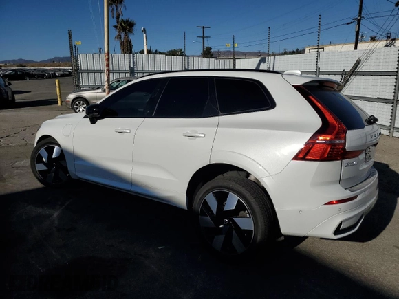 2024 Volvo XC60 Recharge Plug-In Hybrid Plus Dark Theme with VIN YV4H60DL7R1940872, listed as a Copart auction lot 88554545 with 12,574 mi miles and Salvage Title. Bid and sale history available at carsss.com. Image 2.