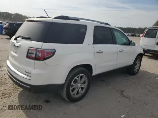 2015 GMC Acadia SLT z VIN 1GKKVRKD4FJ161313, wystawiony jako Copart lot #50782075 z przebiegiem 130 649 mil mil oraz Szkody całkowita. Historia ofert i sprzedaży dostępna na DreamBid. Obrazek 3.