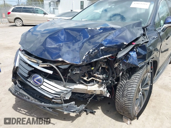 2016 Lexus RX 450h with VIN 2T2BGMCA1GC001086, listed as a IAAI auction lot 42051184 with 65,485 mi miles and . Bid and sale history available at DreamBid. Image 6.