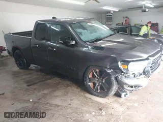 2021 Ram 1500 Big Horn with VIN 1C6SRFBT1MN598611, listed as a IAAI auction lot 41585416 with 79,910 mi miles. Bid and sale history available at carsss.com. Image 1.