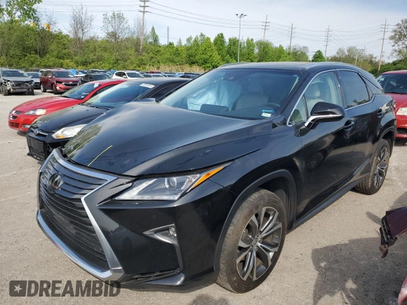 2017 Lexus RX with VIN 2T2BZMCA3HC127316, listed as a Copart auction lot 49983374 with 0 mi miles and Salvage Title. Bid and sale history available at carsss.com. Image 1.