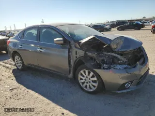 2019 Nissan Sentra S with VIN 3N1AB7AP9KY312218, listed as a Copart auction lot 49974775 with 87,015 mi miles and Salvage Title. Bid and sale history available at carsss.com. Image 4.