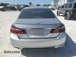 2017 Honda Accord Sedan Sport with VIN 1HGCR2F55HA068366, listed as a Copart auction lot 54706815 with 78,827 mi miles and Salvage Title. Bid and sale history available at carsss.com. Image 6.