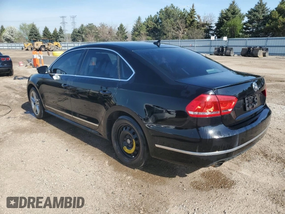 2015 Volkswagen Passat SE with VIN 1VWBS7A30FC004901, listed as a Copart auction lot 54556545 with 173,424 mi miles and Clean title. Bid and sale history available at DreamBid. Image 2.