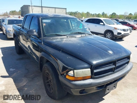 2003 Dodge Dakota Sport with VIN 1D7HL38X63S228581, listed as a IAAI auction lot 41835200 with 273,562 mi miles and . Bid and sale history available at DreamBid. Image 1.
