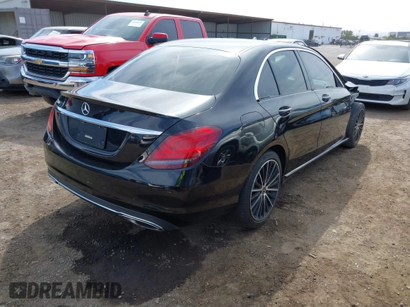 2019 Mercedes-Benz C 300 with VIN WDDWF8DB1KR483795, listed as a IAAI auction lot 41679728 with 138,307 mi miles and . Bid and sale history available at DreamBid. Image 4.