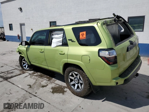 2023 Toyota 4Runner TRD Off Road Premium with VIN JTERU5JR6P6110477, listed as a Copart auction lot 58771685 with Not provided miles and Salvage title. Bid and sale history available at DreamBid. Image 2.