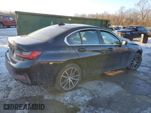 2019 BMW 3 Series 330i xDrive with VIN 3MW5R7J53K8A05133, listed as a Copart auction lot 41902745 with Not Provided miles and Salvage Title. Bid and sale history available at DreamBid. Image 3.