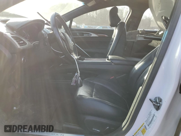 2017 Lincoln MKZ Hybrid Reserve with VIN 3LN6L5MU3HR647611, listed as a Copart auction lot 46527125 with Not provided miles and Salvage title. Bid and sale history available at DreamBid. Image 7.