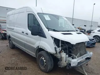 2023 Ford Transit Cargo with VIN 1FTBR1C84PKA65079, listed as a IAAI auction lot 41423167 with 68,899 mi miles and . Bid and sale history available at DreamBid. Image 1.
