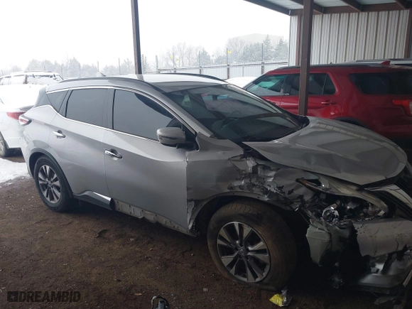 2017 Nissan Murano SL with VIN 5N1AZ2MG2HN101161, listed as a IAAI auction lot 41253733 with 164,808 mi miles. Bid and sale history available at carsss.com. Image 13.