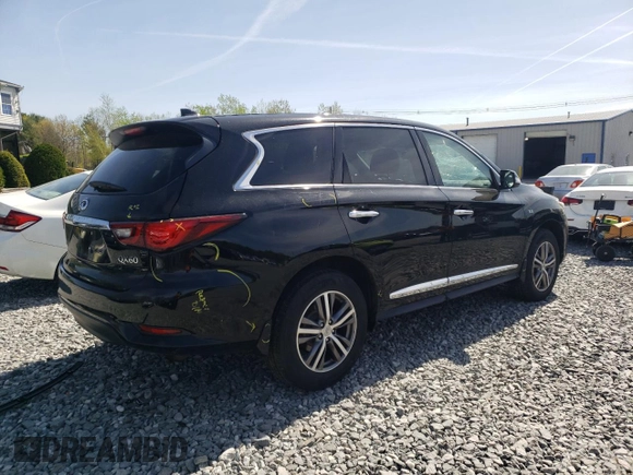 2020 Infiniti QX60 Pure с VIN 5N1DL0MM4LC517578, выставлен на аукционе Copart как лот 55015705 с пробегом 65 520 миль миль и Списание • Salvage title. История ставок и продаж доступна на DreamBid. Изображение 3.