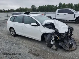 2018 Volkswagen Golf SportWagen S with VIN 3VWD17AU8JM766627, listed as a Copart auction lot 71199574 with 35,843 mi miles and Salvage Title. Bid and sale history available at carsss.com. Image 4.