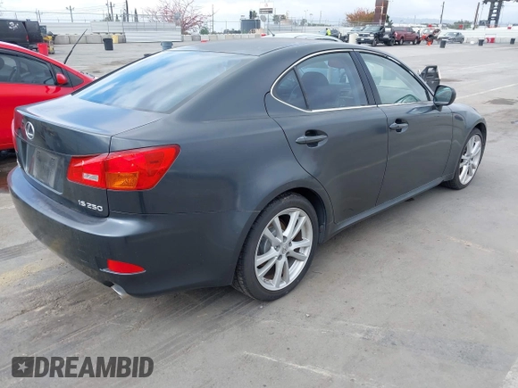 2006 Lexus IS 250 with VIN JTHBK262X65014294, listed as a IAAI auction lot 42165001 with 203,762 mi miles and . Bid and sale history available at DreamBid. Image 4.