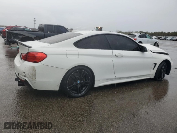 2017 BMW 4 Series 440i with VIN WBA4P1C59HK522441, listed as a Copart auction lot 84673044 with Not Provided miles and Salvage Title. Bid and sale history available at carsss.com. Image 3.