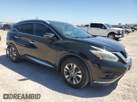 2018 Nissan Murano S with VIN 5N1AZ2MG9JN103902, listed as a Copart auction lot 52045465 with 99,905 mi miles and Salvage Title. Bid and sale history available at DreamBid. Image 4.