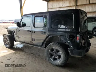 2020 Jeep Wrangler Unlimited Sport S с VIN 1C4HJXDN8LW268911, выставлен на аукционе Copart как лот 55853835 с пробегом 68 734 миль миль и На запчасти • Non repairable. История ставок и продаж доступна на DreamBid. Изображение 2.