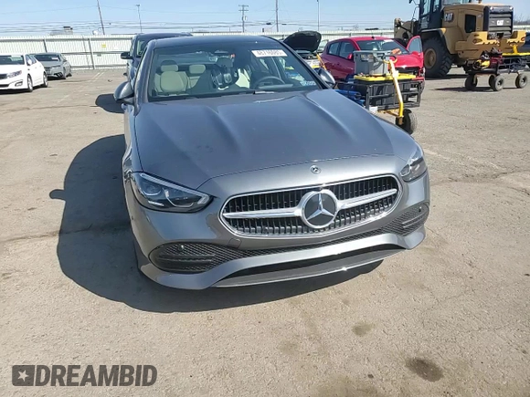 2025 Mercedes-Benz C 300 with VIN W1KAF4HB6SR246863, listed as a Copart auction lot 48716085 with 2,233 mi miles and Salvage Title. Bid and sale history available at DreamBid. Image 11.