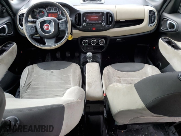 2014 FIAT 500L Easy with VIN ZFBCFABHXEZ009377, listed as a Copart auction lot 81530394 with 149,194 mi miles and Salvage Title. Bid and sale history available at DreamBid. Image 8.