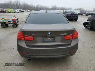 2015 BMW 3 Series 320i xDrive with VIN WBA3C3C57FK201191, listed as a Copart auction lot 43704805 with 153,315 mi miles and Salvage title. Bid and sale history available at DreamBid. Image 6.