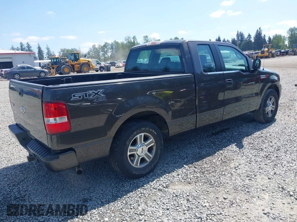 2005 Ford F-150 STX with VIN 1FTRX14W35FB18409, listed as a IAAI auction lot 42140190 with 209,198 mi miles and . Bid and sale history available at carsss.com. Image 4.