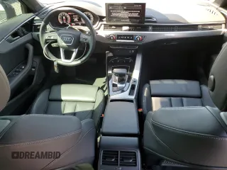 2023 Audi A4 S line Premium Plus with VIN WAUEAAF47PA005572, listed as a Copart auction lot 55026685 with 33,437 mi miles and Salvage Title. Bid and sale history available at DreamBid. Image 8.