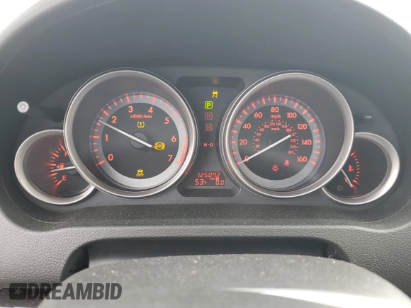 2012 Mazda 6 i Touring Plus with VIN 1YVHZ8EH1C5M12709, listed as a Copart auction lot 86147904 with 125,072 mi miles and Salvage Title. Bid and sale history available at carsss.com. Image 9.