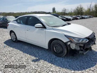 2022 Nissan Sentra S with VIN 3N1AB8BV7NY292932, listed as a Copart auction lot 51415075 with 50,367 mi miles and Salvage Title. Bid and sale history available at carsss.com. Image 4.