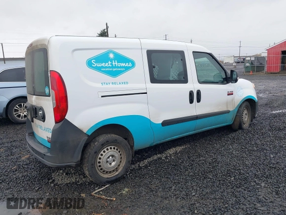 2015 Ram ProMaster City Cargo Tradesman with VIN ZFBERFAT8F6A72602, listed as a IAAI auction lot 41709295 with 133,802 mi miles. Bid and sale history available at carsss.com. Image 4.