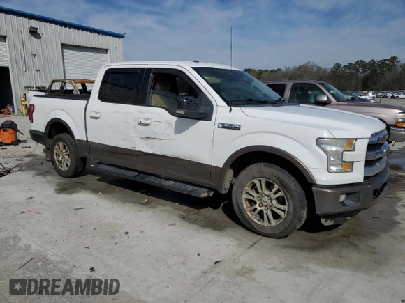 2015 Ford F-150 XL with VIN 1FTEW1CF8FFB18913, listed as a Copart auction lot 48373795 with 190,802 mi miles and Salvage Title. Bid and sale history available at carsss.com. Image 4.