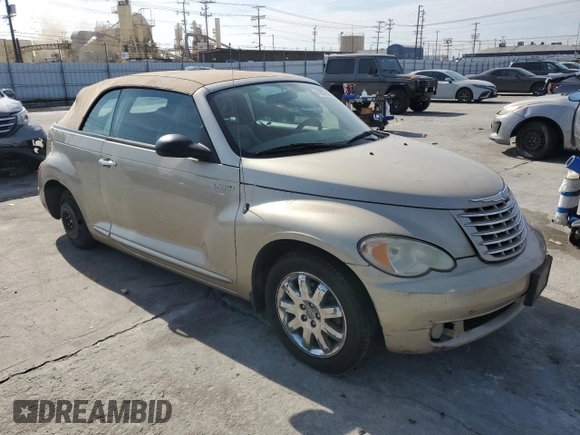 2006 Chrysler PT Cruiser with VIN 3C3HY55E16T231390, listed as a Copart auction lot 45587945 with 162,011 mi miles and Salvage Title. Bid and sale history available at DreamBid. Image 4.