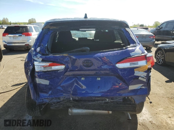 2024 Toyota Corolla Cross Hybrid S with VIN 7MUFBABGXRV037092, listed as a Copart auction lot 56644815 with 6,178 mi miles and Salvage title. Bid and sale history available at DreamBid. Image 6.