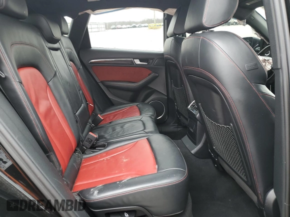 2017 Audi SQ5 Premium Plus with VIN WA1CCAFPXHA005026, listed as a Copart auction lot 43658455 with 83,642 mi miles and Salvage Title. Bid and sale history available at DreamBid. Image 12.