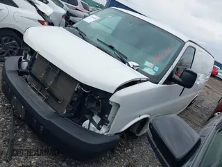 2016 Chevrolet Express Cargo Van with VIN 1GCWGAFFXG1295569, listed as a IAAI auction lot 41749305 with 1 mi miles. Bid and sale history available at carsss.com. Image 2.