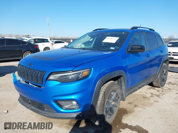 2022 Jeep Cherokee X with VIN 1C4PJMCX6ND522563, listed as a IAAI auction lot 41469722 with 44,970 mi miles. Bid and sale history available at carsss.com. Image 2.