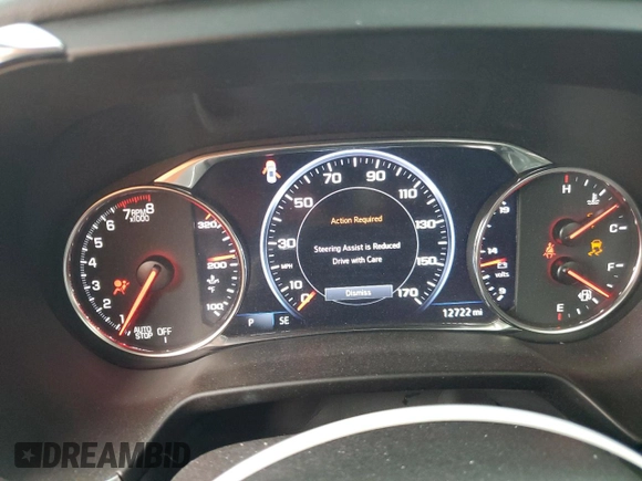 2024 Chevrolet Blazer Premier with VIN 3GNKBFRS3RS160493, listed as a Copart auction lot 53857315 with 12,722 mi miles and Salvage title. Bid and sale history available at DreamBid. Image 9.