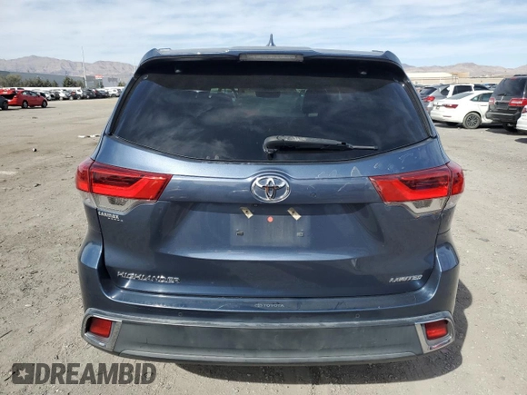 2018 Toyota Highlander Limited with VIN 5TDYZRFH0JS237385, listed as a Copart auction lot 47487395 with 73,081 mi miles and Salvage title. Bid and sale history available at DreamBid. Image 6.