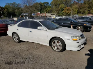 2002 Acura TL Type S w/Navigation with VIN 19UUA569X2A057127, listed as a Copart auction lot 76684194 with 0 mi miles and Salvage Title. Bid and sale history available at carsss.com. Image 4.