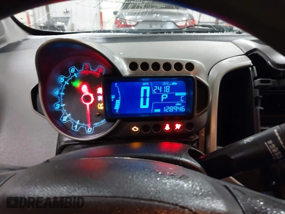2014 Chevrolet Sonic LT with VIN 1G1JC5SG8E4107664, listed as a IAAI auction lot 41614306 with 128,946 mi miles and . Bid and sale history available at DreamBid. Image 7.