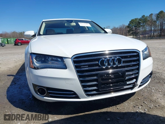 2013 Audi A8 L 3.0L with VIN WAURGAFD8DN033742, listed as a IAAI auction lot 41775363 with 101,610 mi miles. Bid and sale history available at carsss.com. Image 12.
