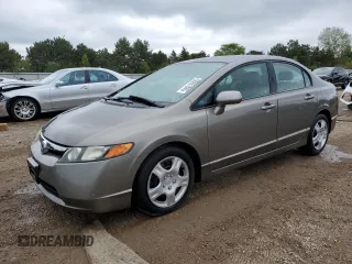 2006 Honda Civic LX z VIN 1HGFA16586L132710, wystawiony jako Copart lot #55261865 z przebiegiem 143 679 mil mil oraz Szkody całkowita. Historia ofert i sprzedaży dostępna na DreamBid. Obrazek 1.
