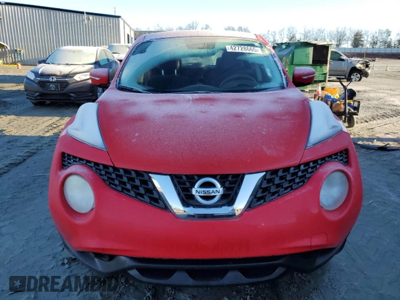 2015 Nissan Juke SV with VIN JN8AF5MR4FT505513, listed as a Copart auction lot 42728665 with 76,343 mi miles and Salvage Title. Bid and sale history available at carsss.com. Image 5.