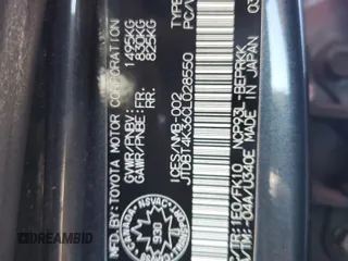 2012 Toyota Yaris with VIN JTDBT4K36CL028550, listed as a Copart auction lot 52071475 with 173,922 mi miles and Salvage Title. Bid and sale history available at DreamBid. Image 12.