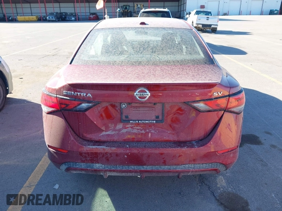 2021 Nissan Sentra SV with VIN 3N1AB8CV6MY213814, listed as a IAAI auction lot 41812595 with 28,744 mi miles. Bid and sale history available at carsss.com. Image 16.