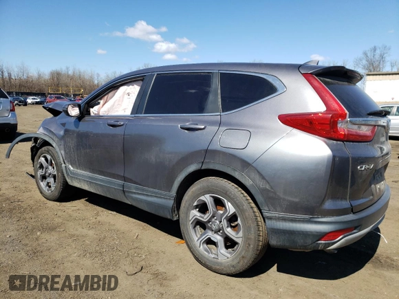 2018 Honda CR-V EX-L with VIN 7FARW2H89JE004857, listed as a Copart auction lot 50947885 with Not Provided miles and Salvage Title. Bid and sale history available at carsss.com. Image 2.